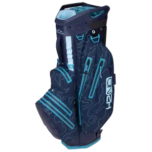 2024 Sun Mountain H2NO Lite Cart Bag -  Navy / Blue Topography