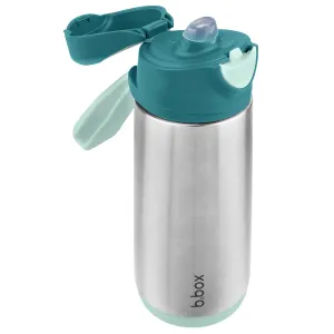 500ml insulated sport spout bottle - emerald forest