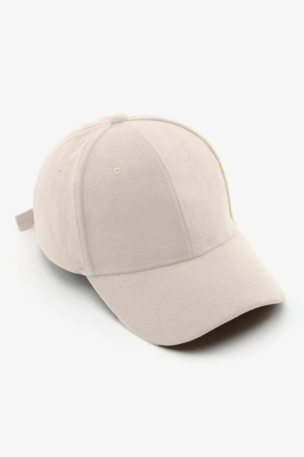 Basic White Suede Cap - A24 - MCP127R