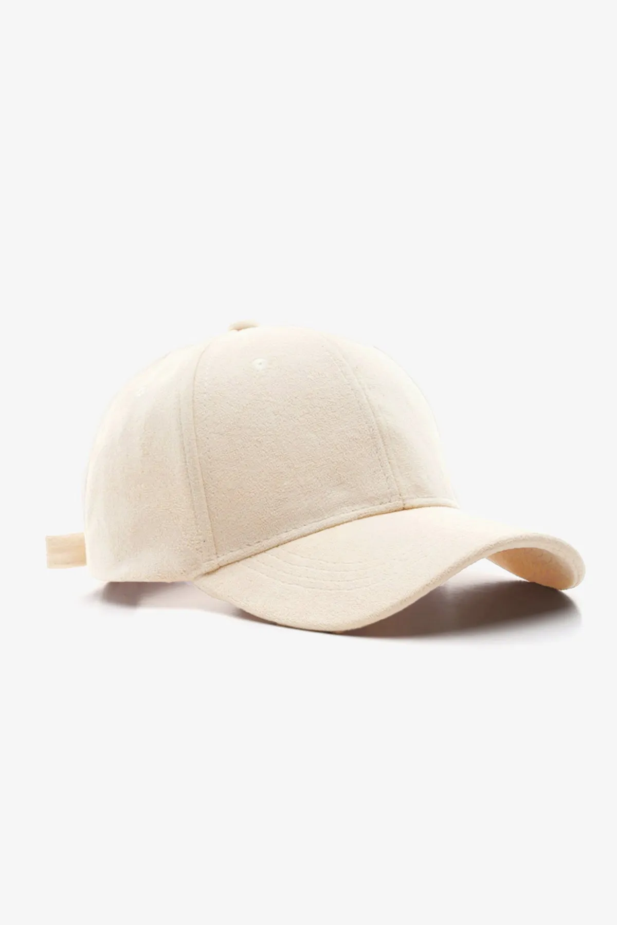 Basic White Suede Cap - A24 - MCP127R