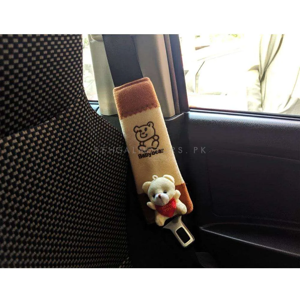 Bear Stuff Toy Covers For Car Interior 5 pcs ( Bhalu Set) - Mix Colors