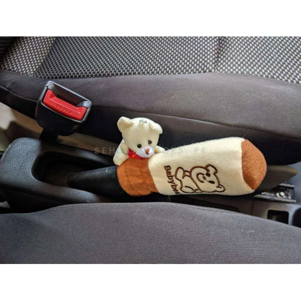 Bear Stuff Toy Covers For Car Interior 5 pcs ( Bhalu Set) - Mix Colors