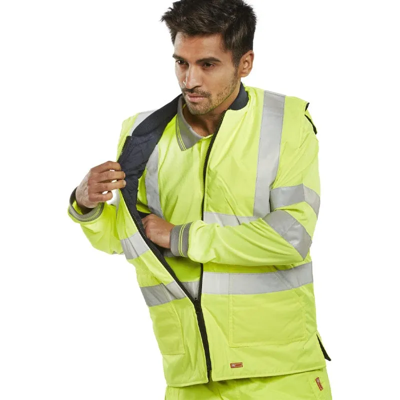 Beeswift Reversible Hi Vis Interactive Bodywarmer