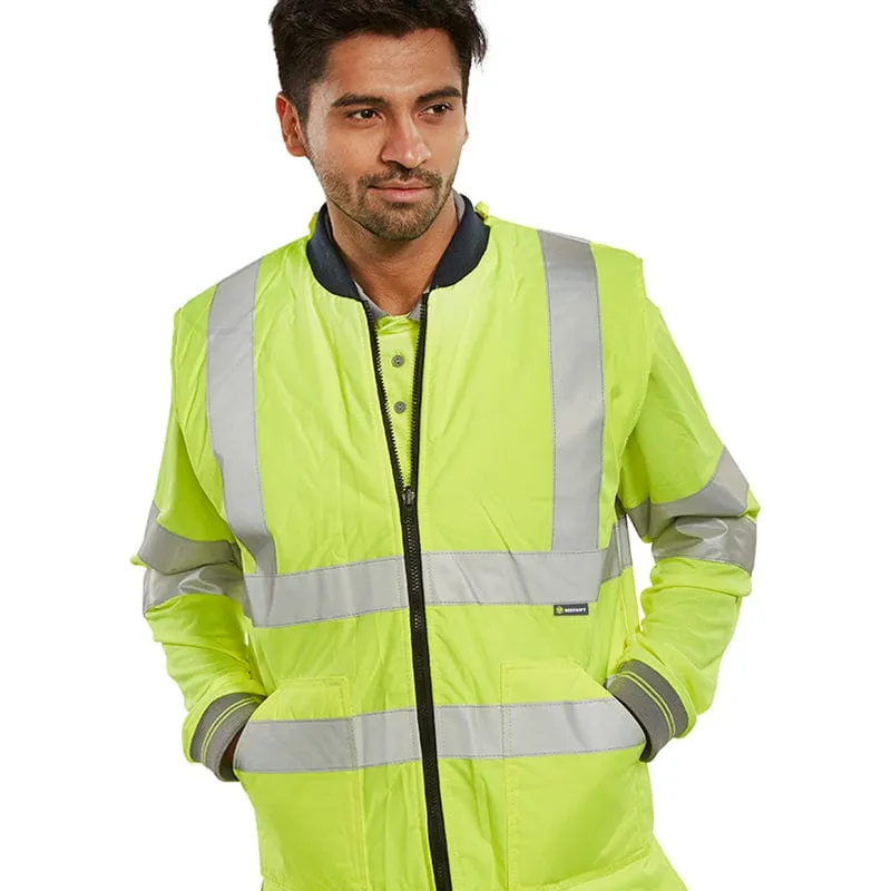 Beeswift Reversible Hi Vis Interactive Bodywarmer