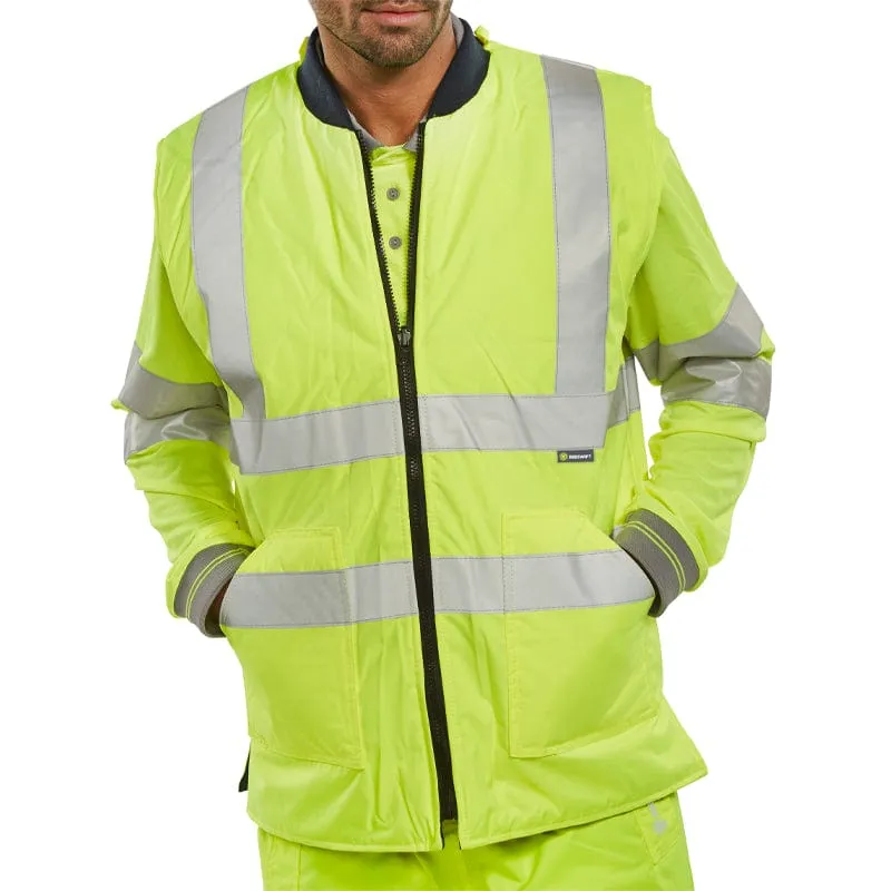 Beeswift Reversible Hi Vis Interactive Bodywarmer