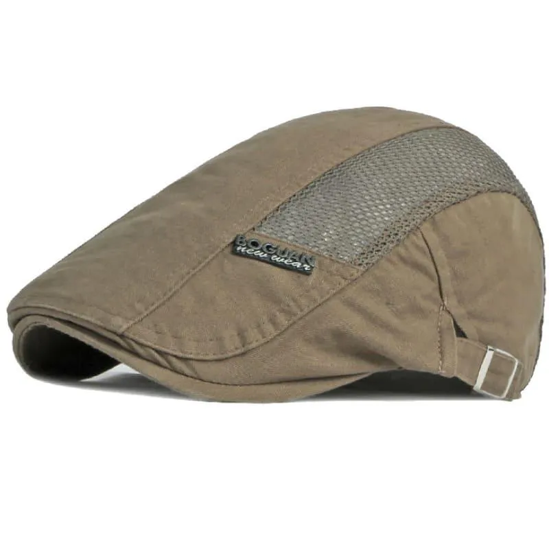 BGN Breathable Cotton Flat Cap