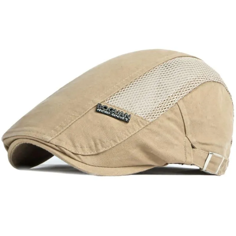 BGN Breathable Cotton Flat Cap