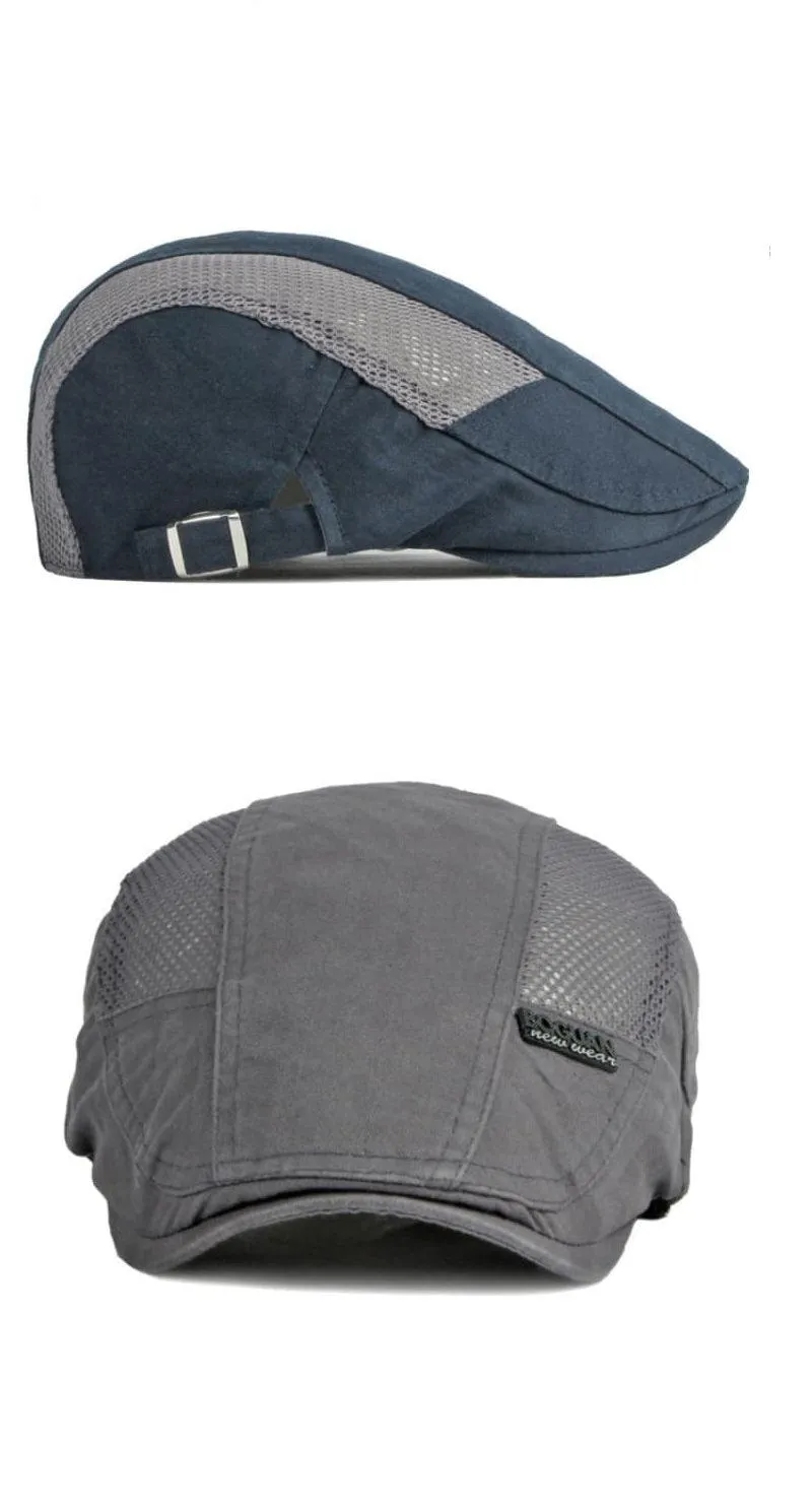 BGN Breathable Cotton Flat Cap