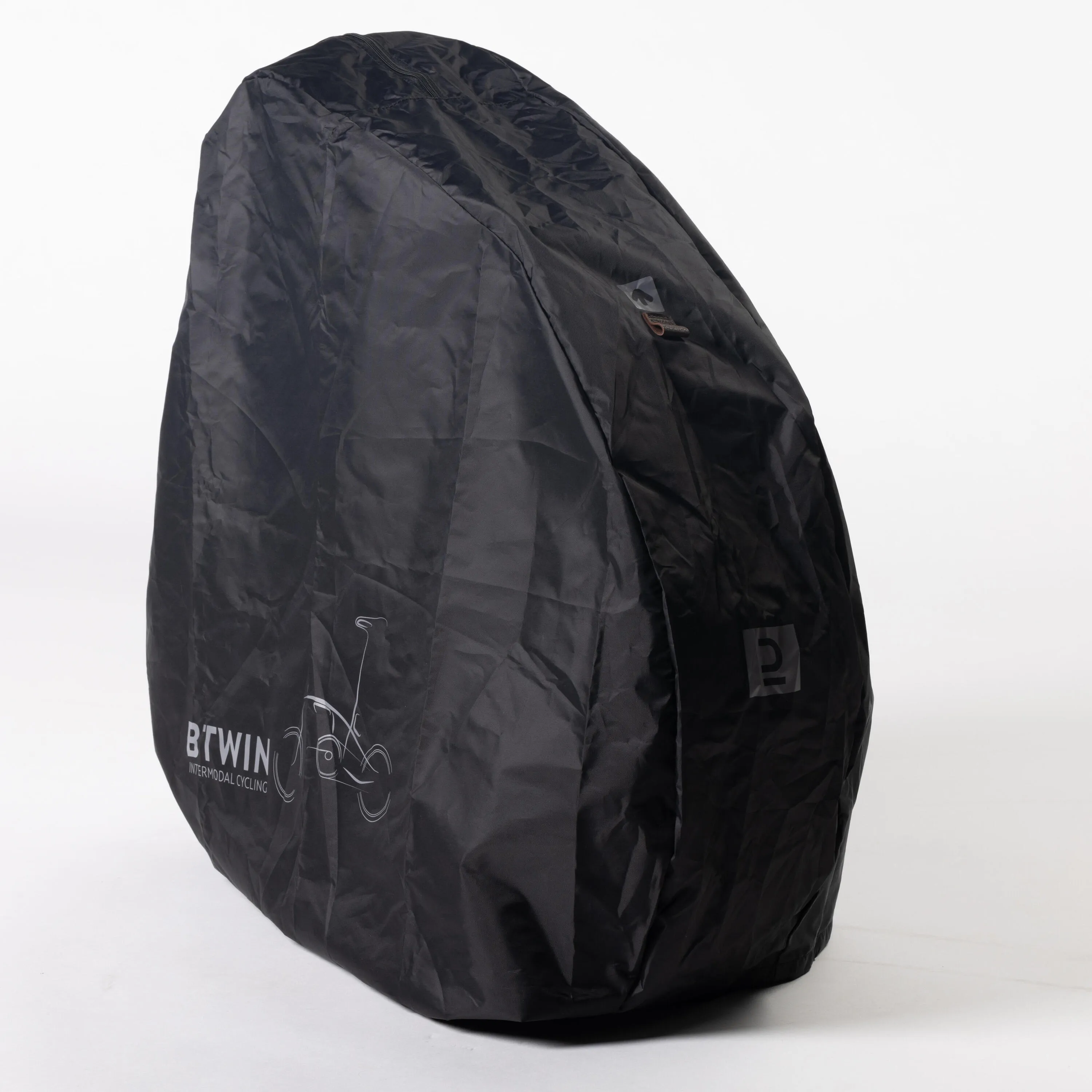 Bike Protective Cover   Bag for 16" Folding Bike BTWIN black