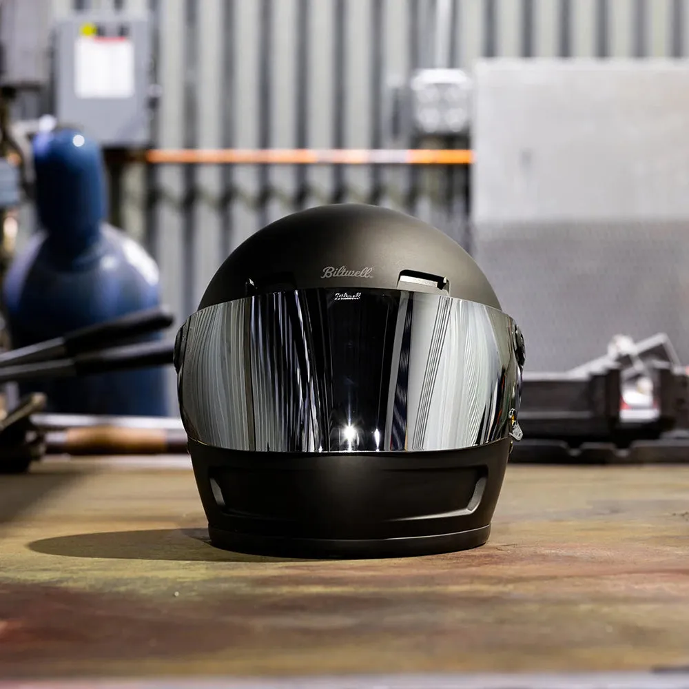 BILTWELL GRINGO S, GRINGO SV GEN2 VISOR R22.06 [CHROME MIRROR]