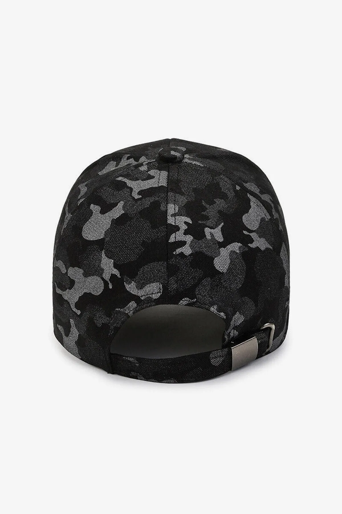 Black & Grey Camo Embroidered Cap - S23 - MCP114R