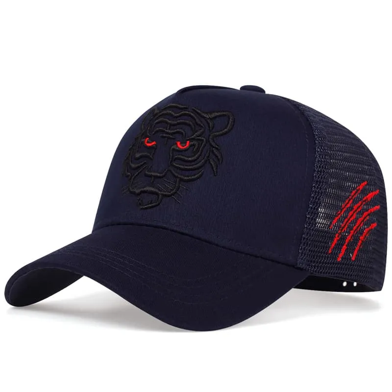 Black Tiger Cotton Baseball Cap