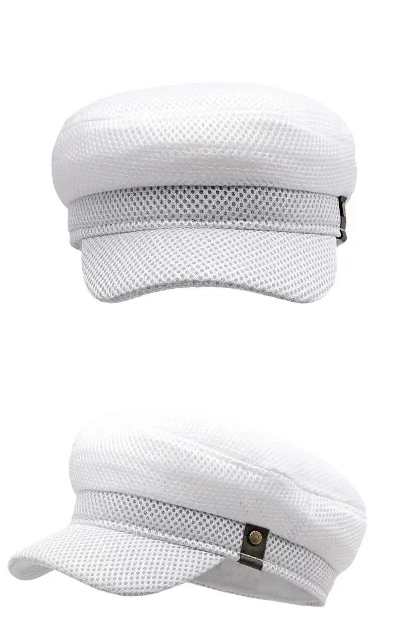 Boston Plain Mesh Sailor Cap