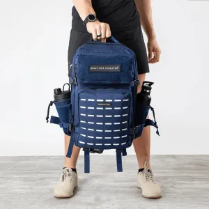 Built For Athletes Large Gym Backpack Navy/White