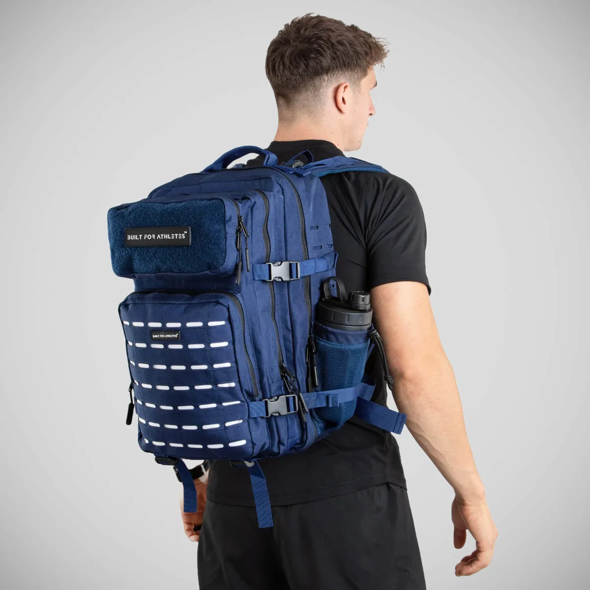 Built For Athletes Large Gym Backpack Navy/White