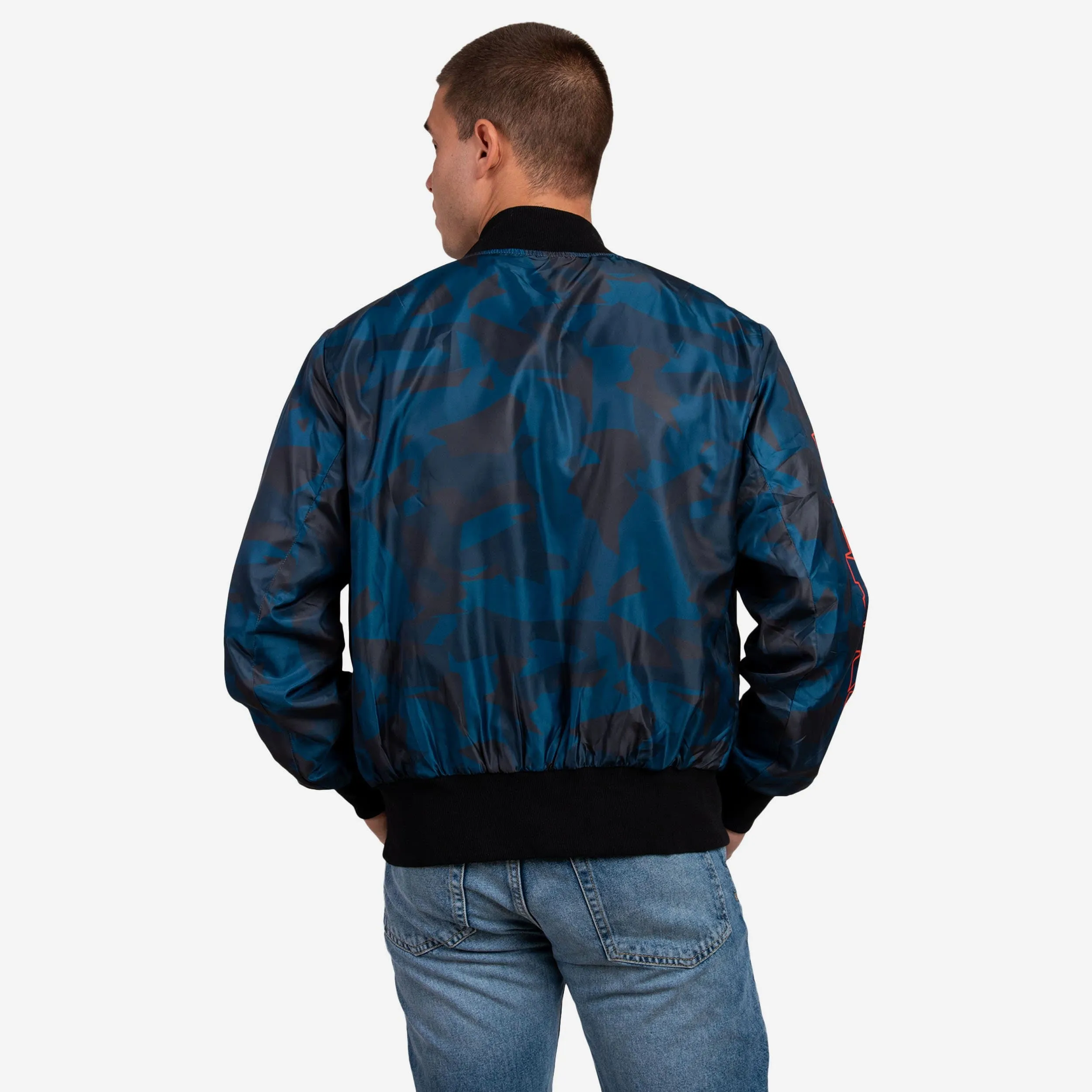 Chicago Bears Camo Bomber Jacket