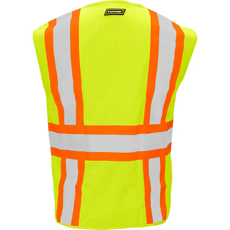 Class 2 Flame Retardant (Hi Vis Lime) - Zipper Closure