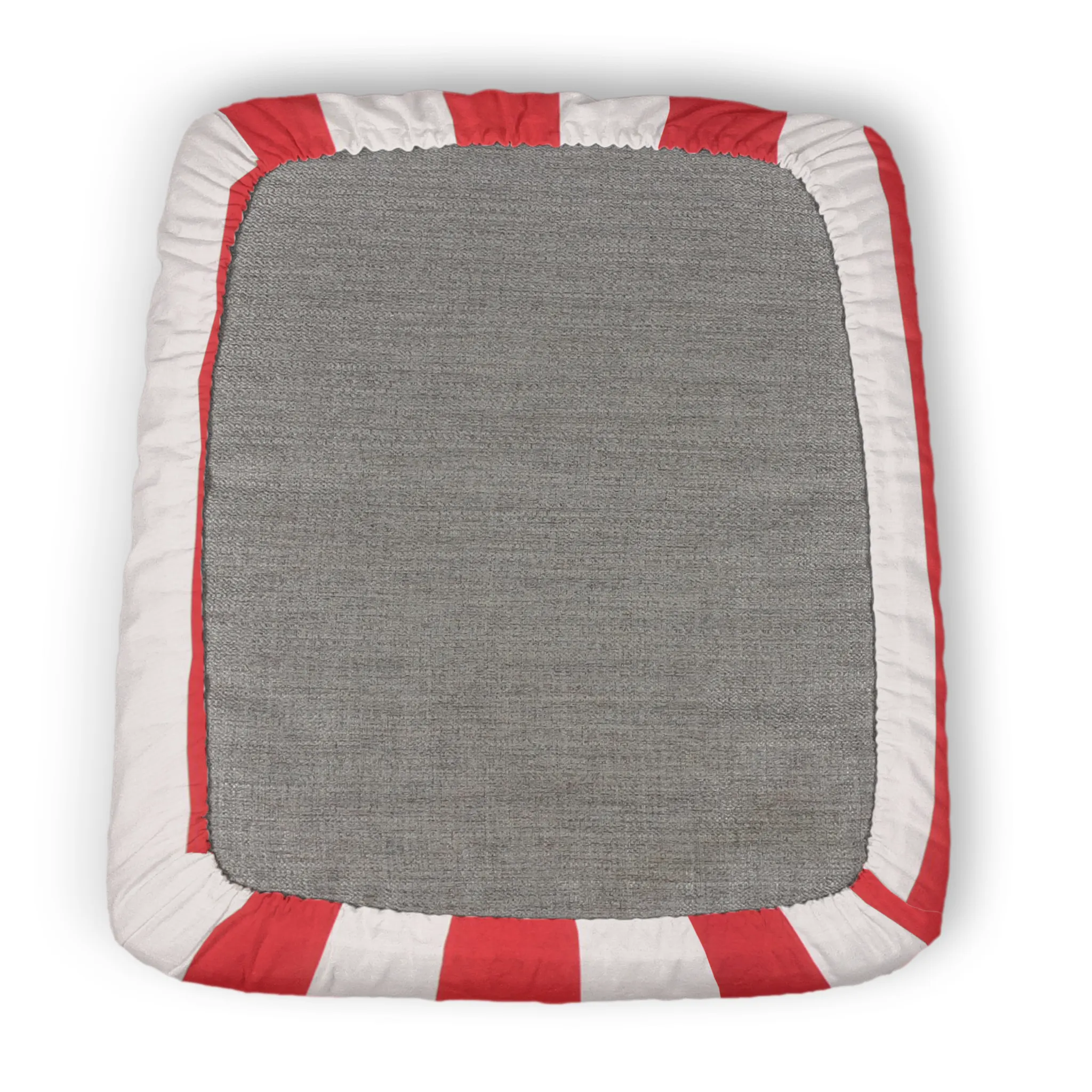 Custom Water Resistant Elastic Fitted & Protective Cushion Cover - Cabana Stripe