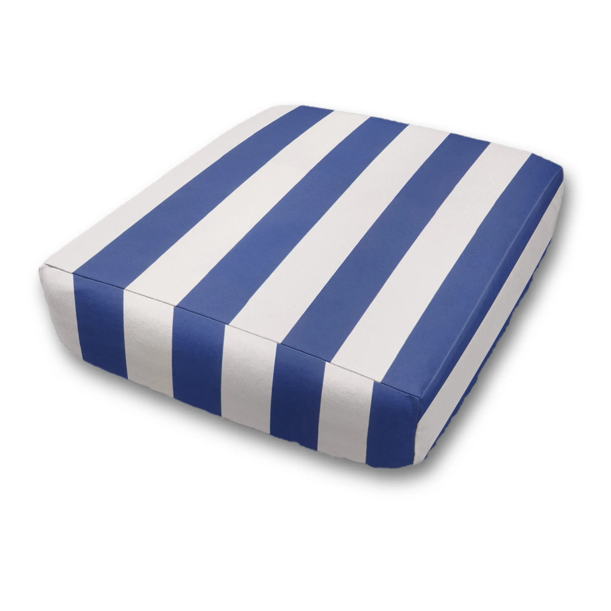 Custom Water Resistant Elastic Fitted & Protective Cushion Cover - Cabana Stripe