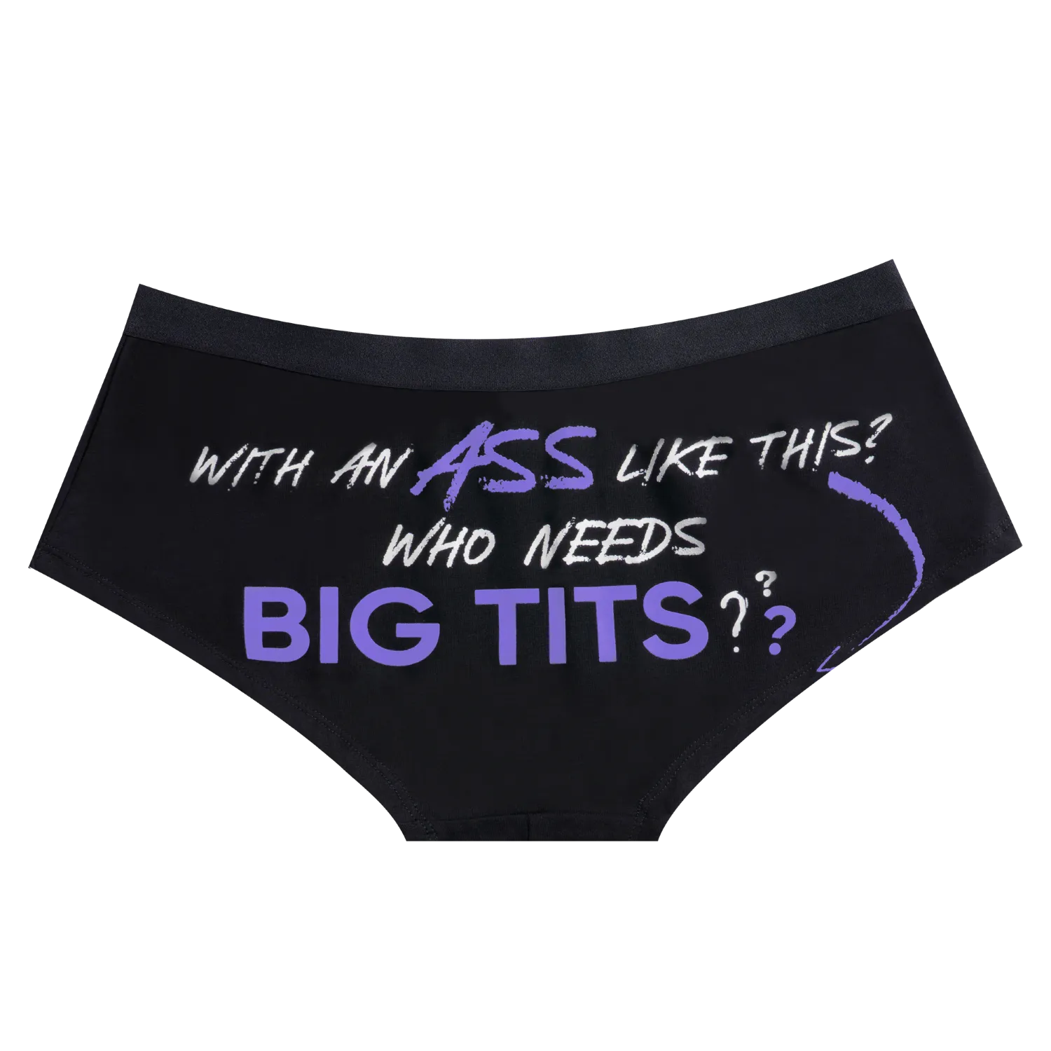 Deam Apparel WITH AN ASS LIKE THIS? WHO NEEDS BIG TITS? Men's Underwear Boxer Low Rise Brief Shorts