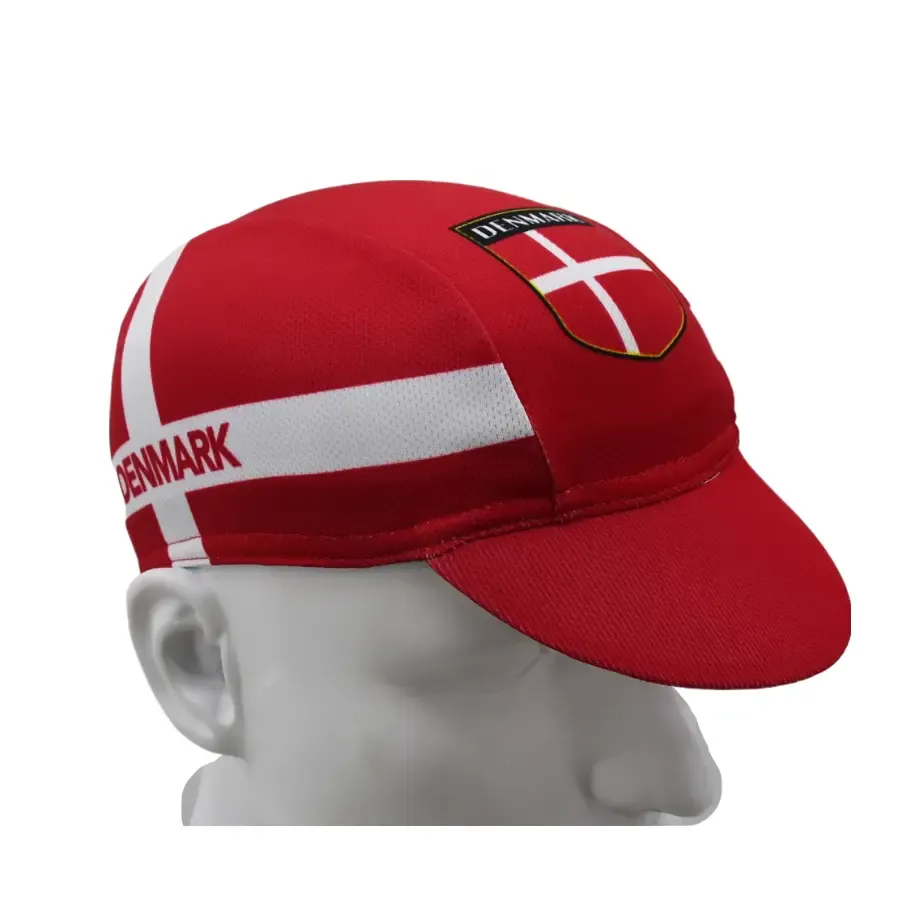 Denmark Flag Cycling Cap