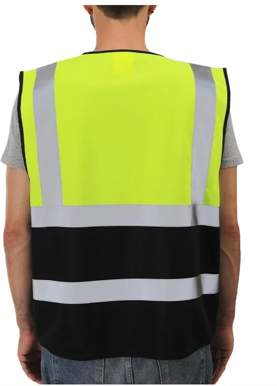 Dib Safety Reflective Vest - Yellow / Black