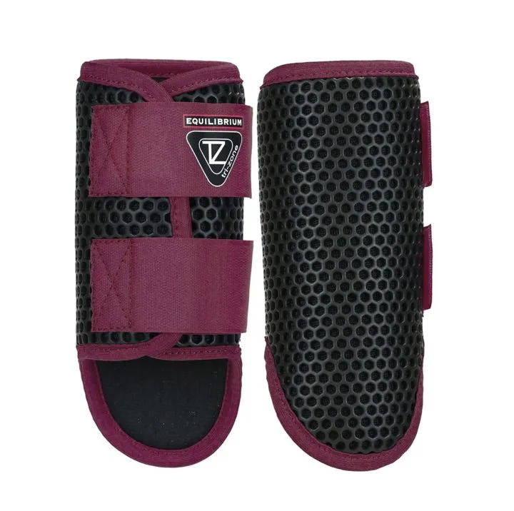 Equilibrium Tri-Zone Brushing Boots Black/Plum