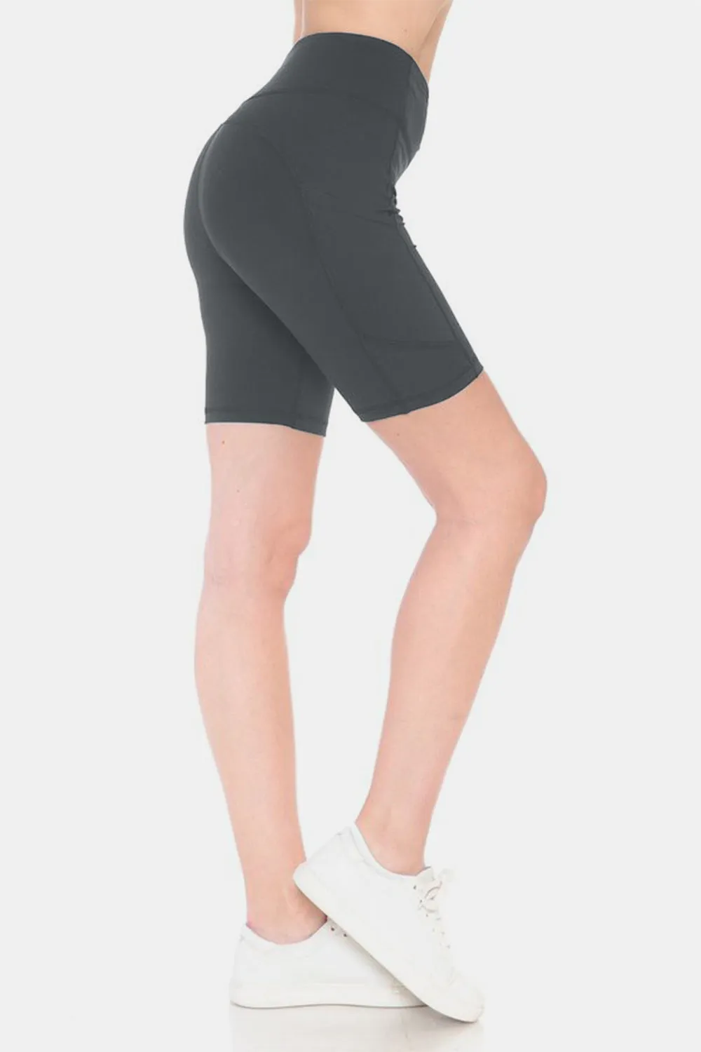 Full Size High Waist Active Shorts