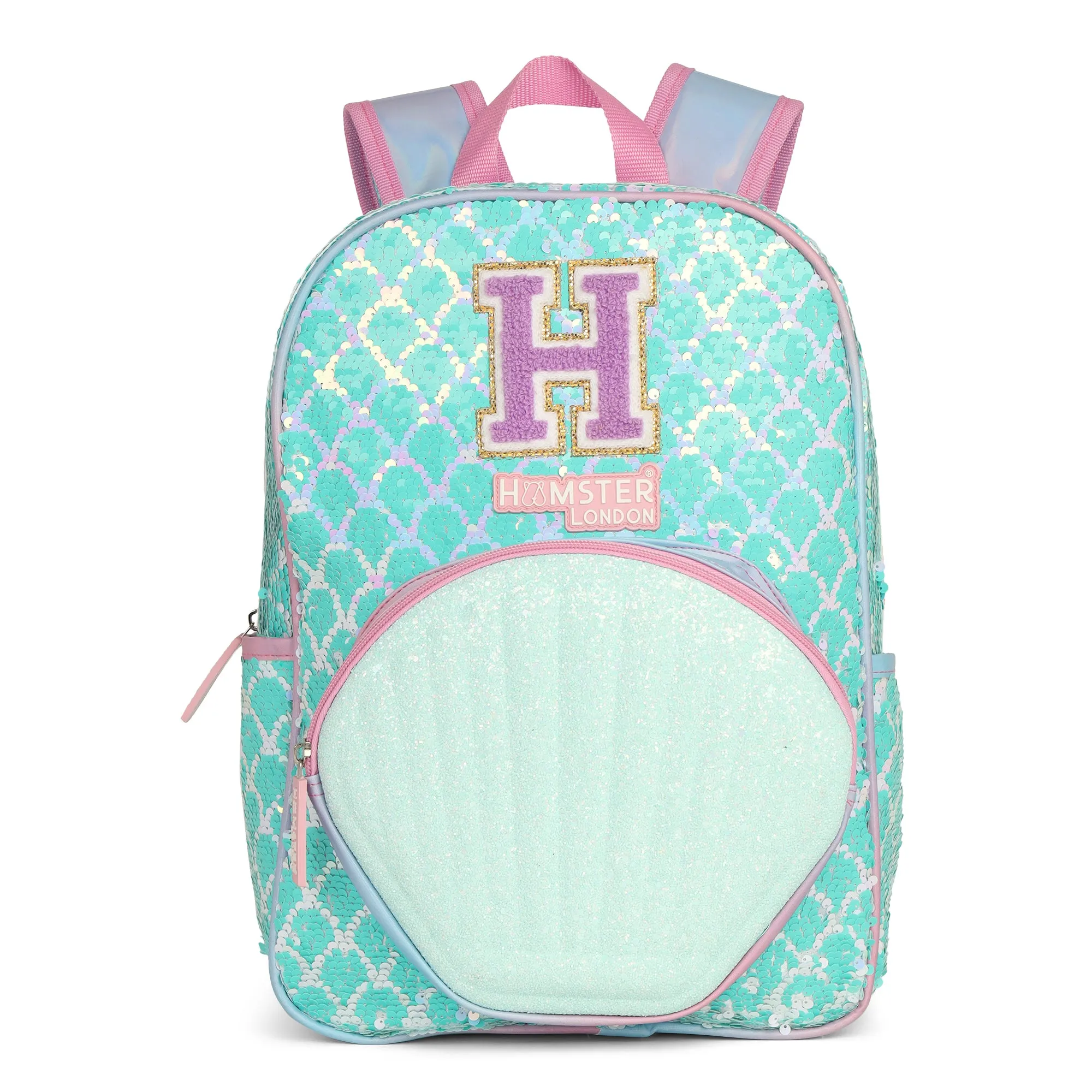 Hamster London Sparkle Party Sea Shell Backpack