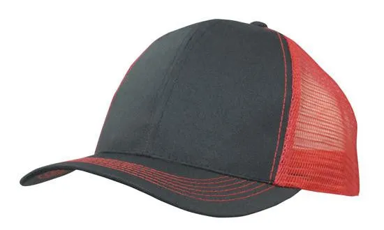 Headwear Mesh Back Breathable Poly Twill Cap (3819)