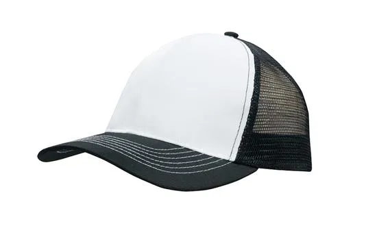 Headwear Mesh Back Breathable Poly Twill Cap (3819)