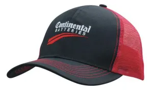 Headwear Mesh Back Breathable Poly Twill Cap (3819)