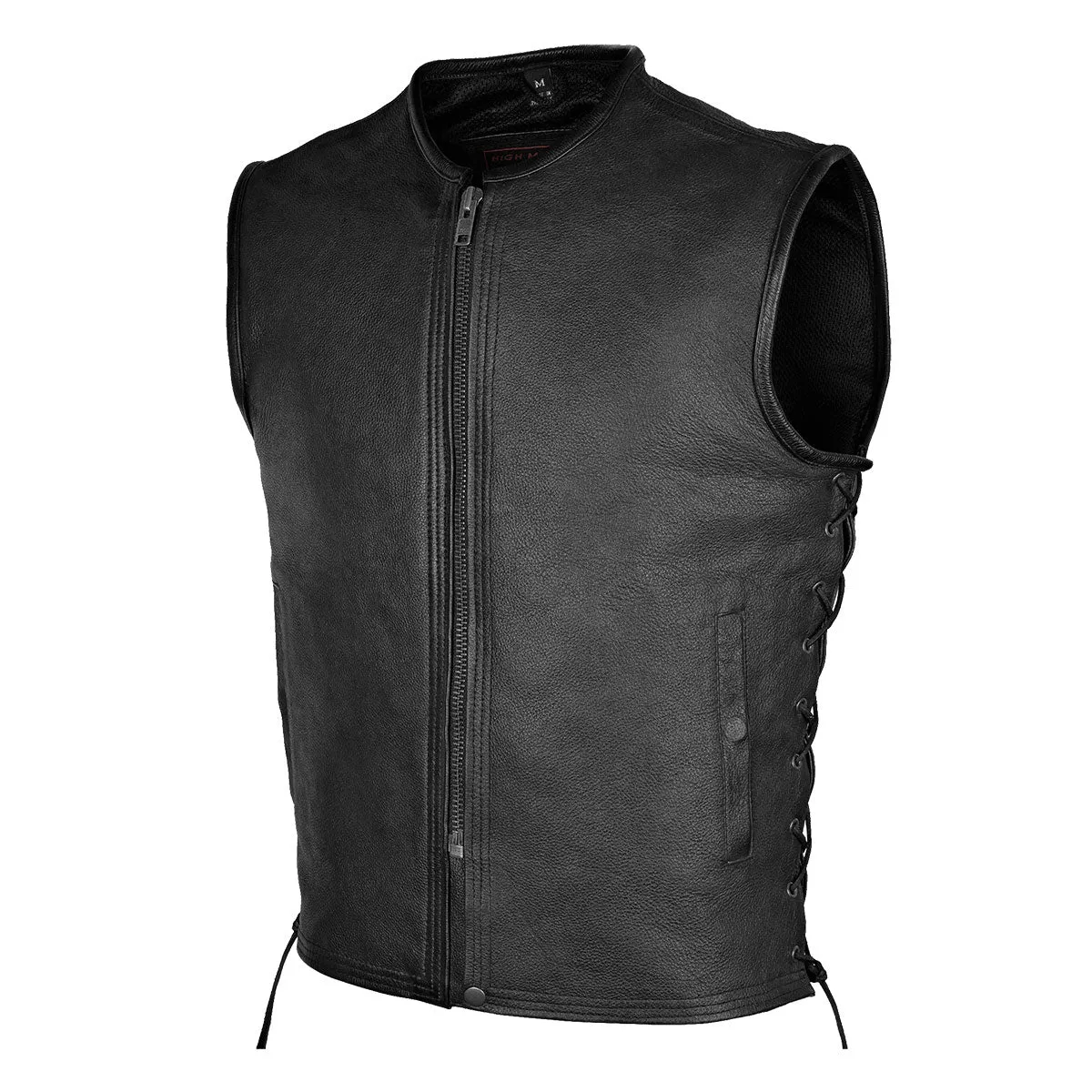 HMM931 Men's Premium High Mileage Leather Vest