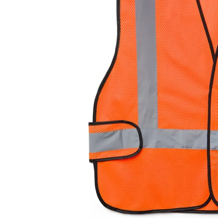 Honeywell North RWS-50003 Safety Vest with Reflective Stripes, Orange, One Size, Box of 6