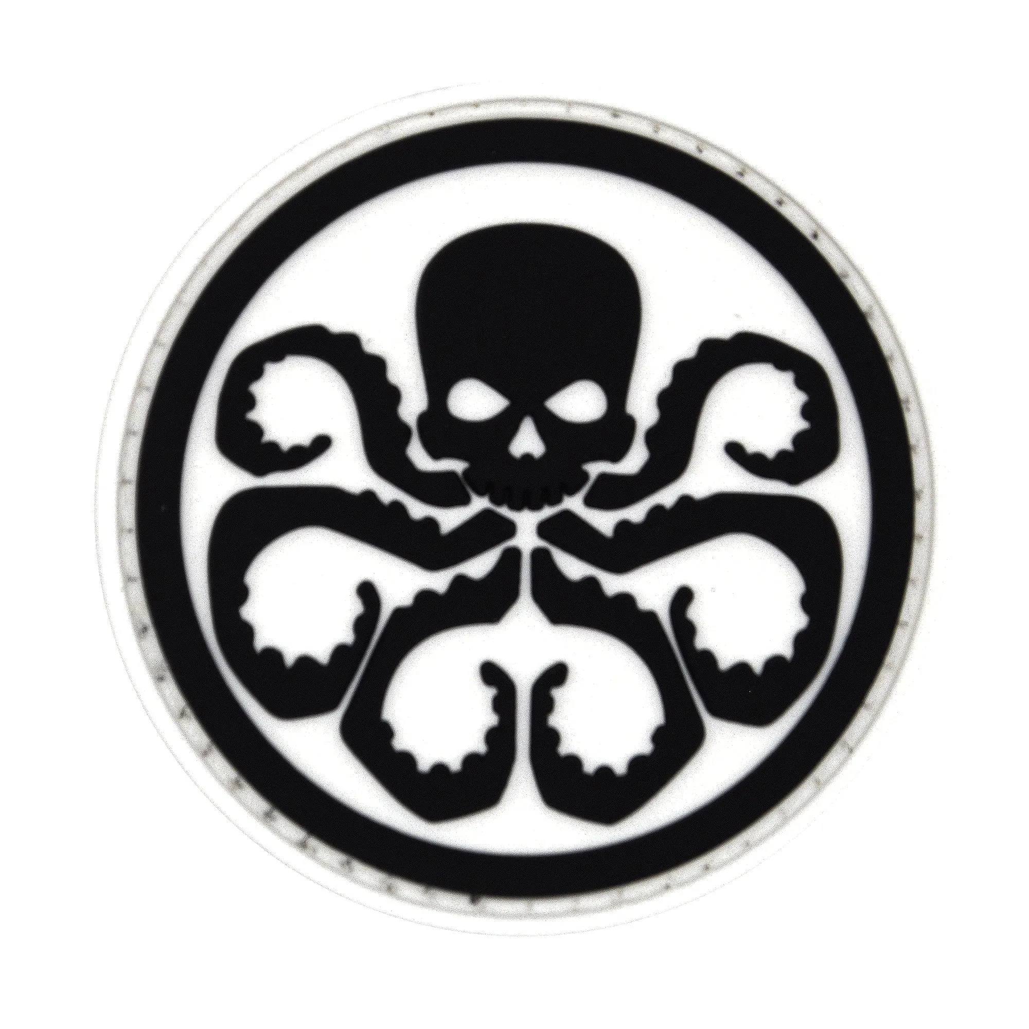 Hydra Skull Patch Black/White