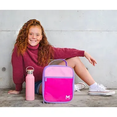 Insulated Lunch Bag - Pink Colour Block