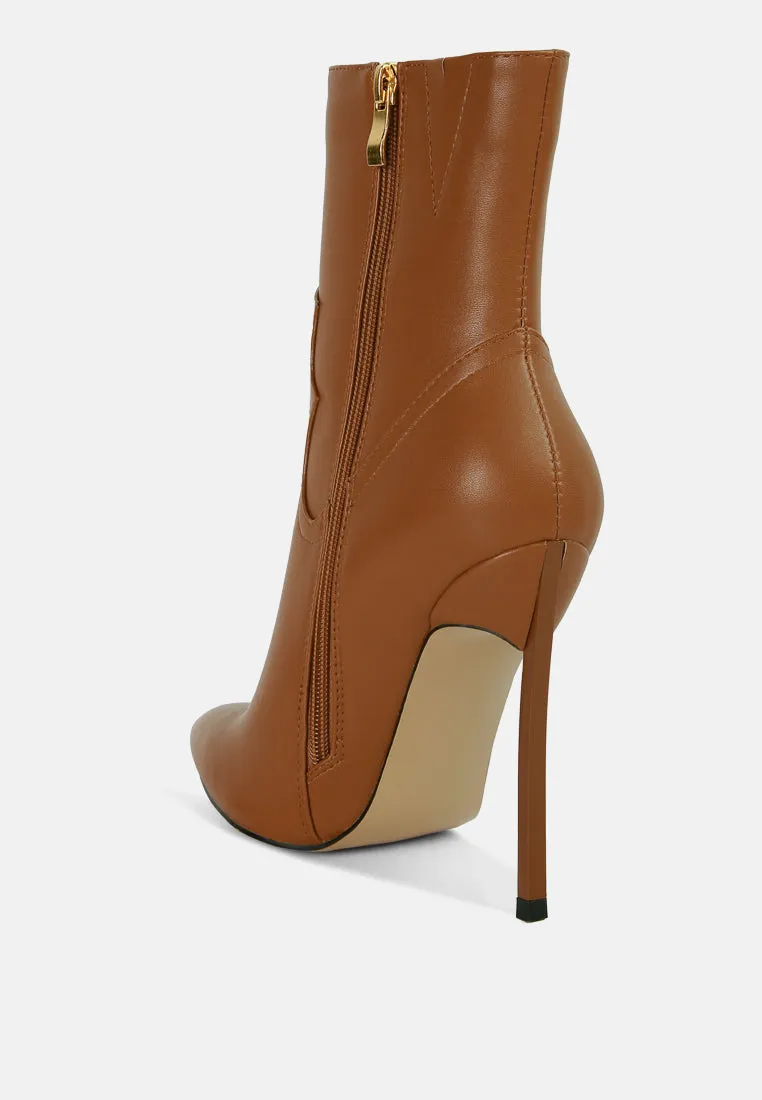 Jenner High Heel Cowboy Ankle Boots