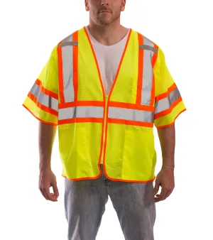 Job Sight Class 3 Two-Tone Mesh Vest