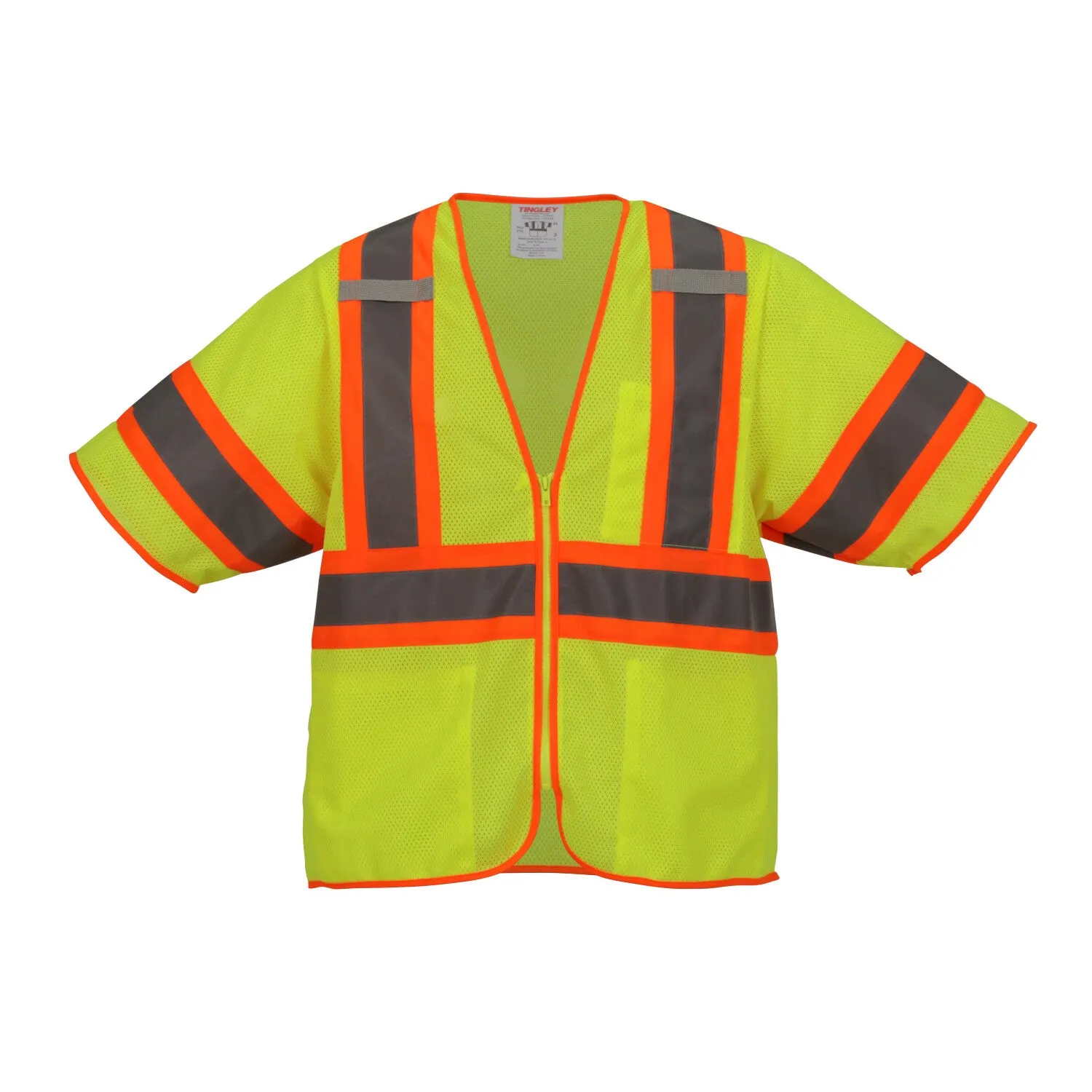 Job Sight Class 3 Two-Tone Mesh Vest