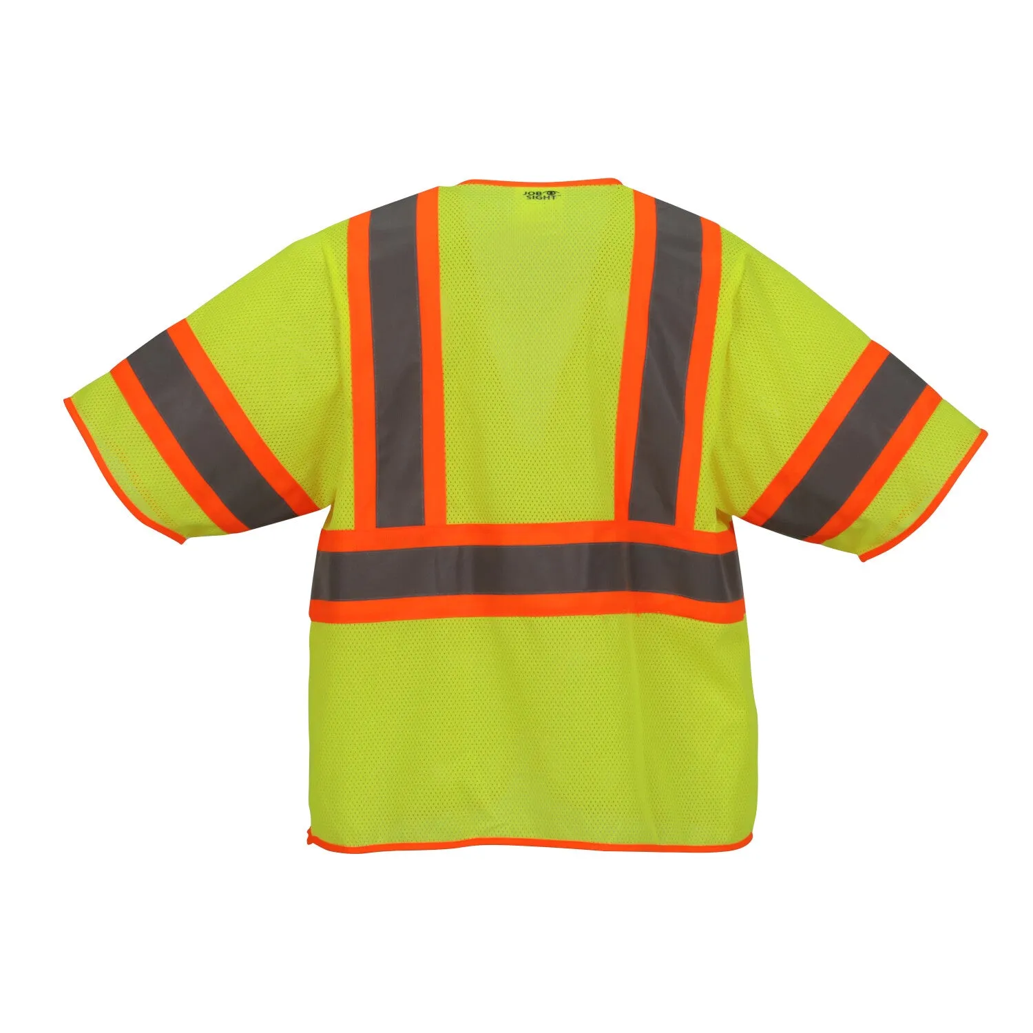 Job Sight Class 3 Two-Tone Mesh Vest