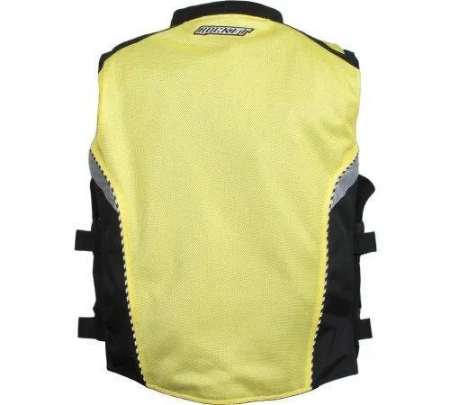 Joe Rocket 'Military Spec' Mens Yellow/Black Mesh Vest