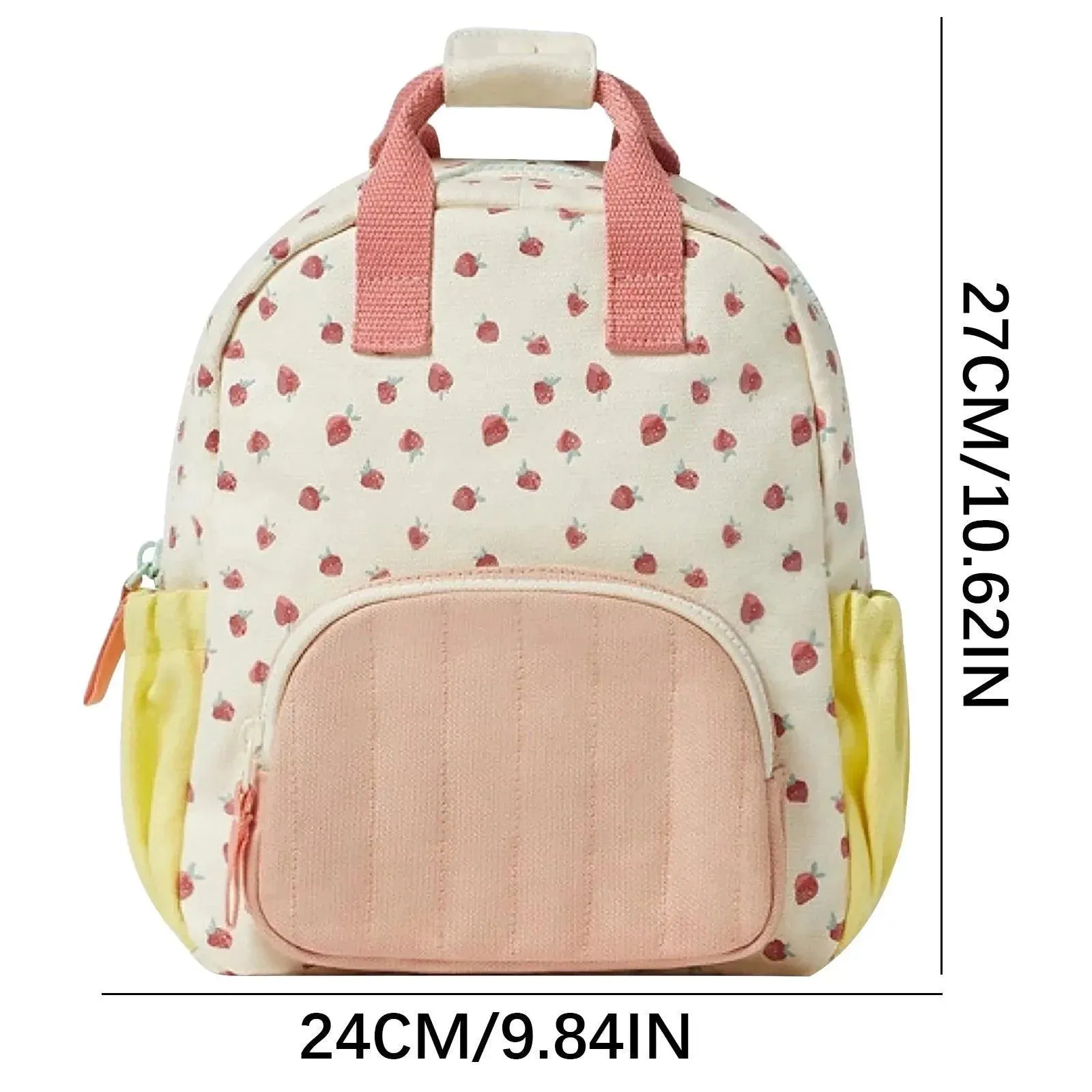 Kids Backpack Children'S Bag Baby Strawberry Print Backpack Schoolbag Backpack for School Office Supplies Kindergarten Children'S Backpack on Clearance