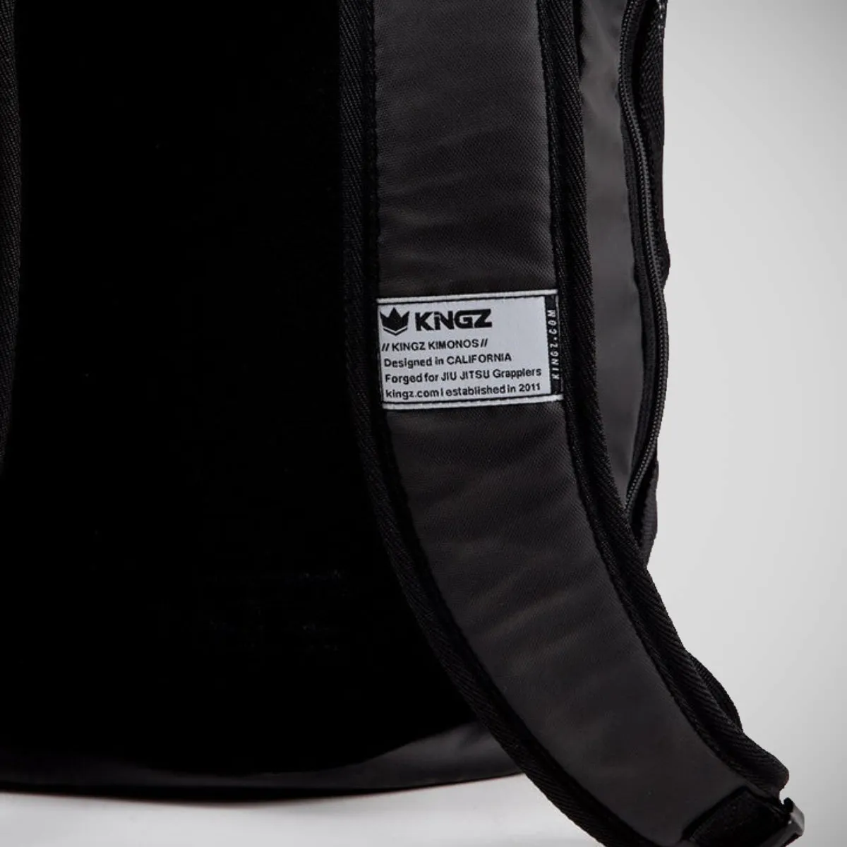 Kingz Roll Top Backpack Black