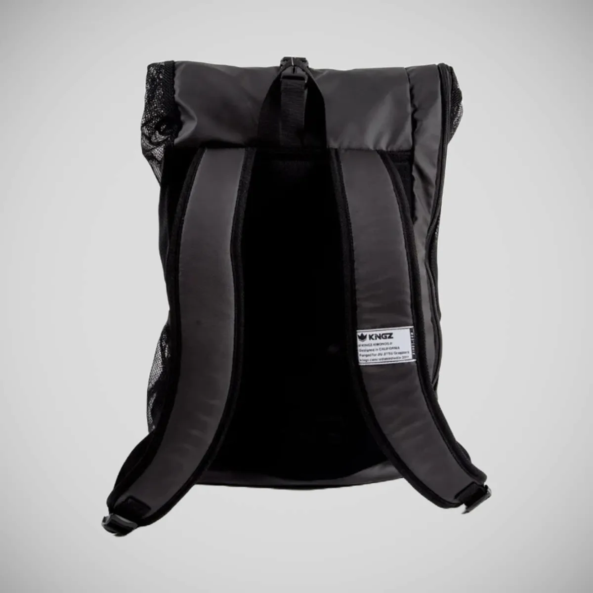 Kingz Roll Top Backpack Black