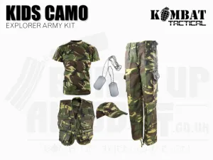 Kombat UK Kids Camouflage Explorer Army Kit - DPM