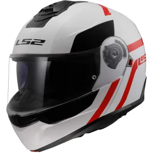 Ls2 Ff908 Strobe Moduler Helmet  Autox White Red-06