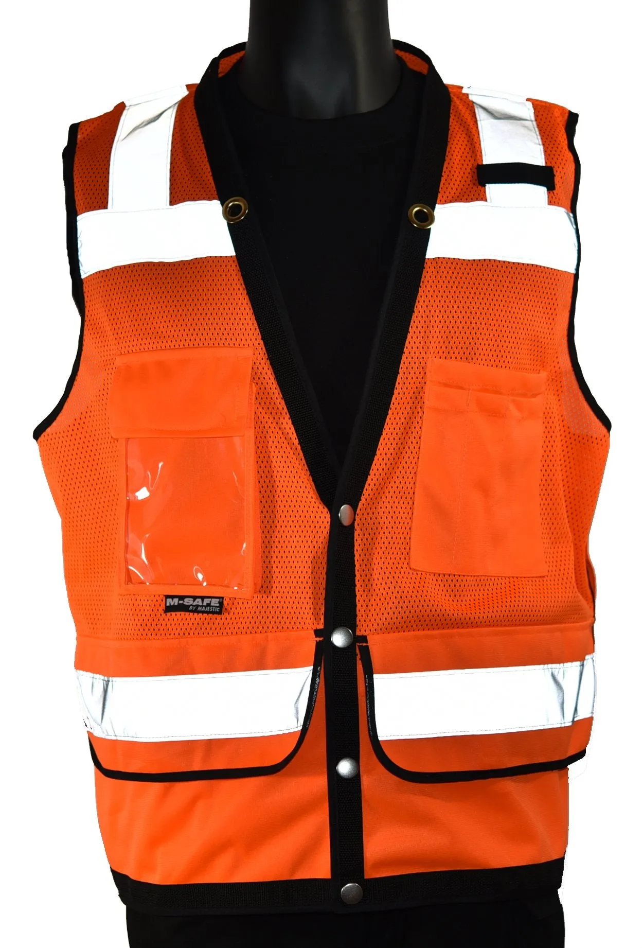 Majestic Class 2 Surveyor Vest_Hi-Vis Orange