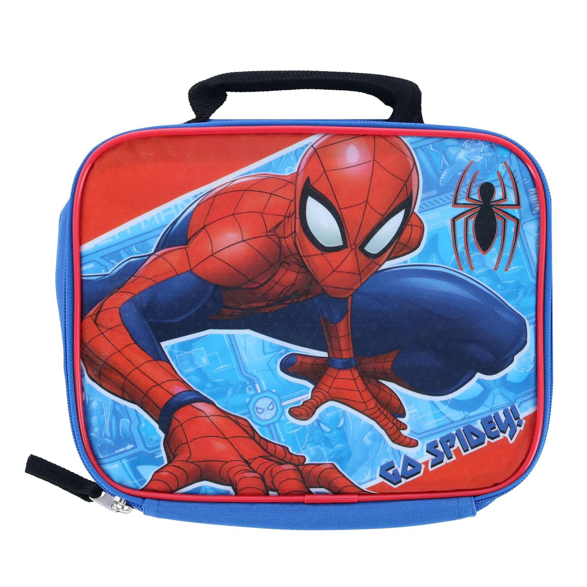 Marvel Boy's Spider-Man 16-Inch Backpack with Lunch Bag