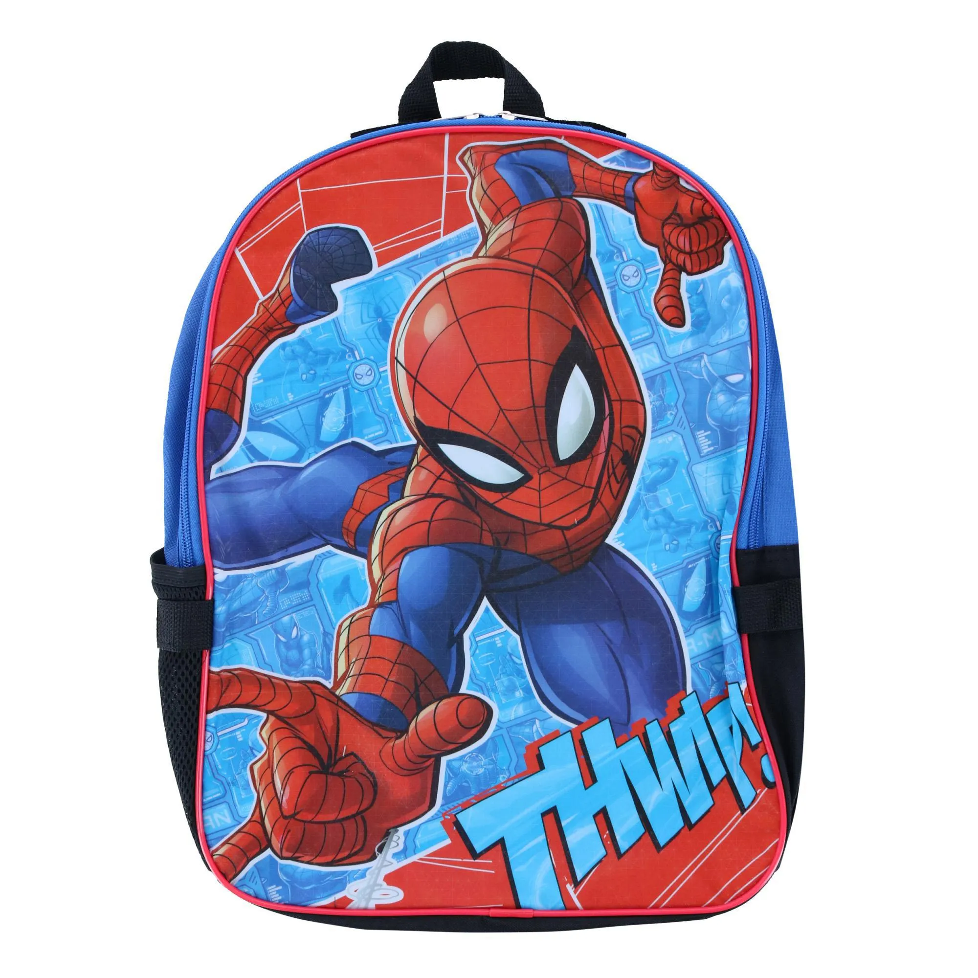 Marvel Boy's Spider-Man 16-Inch Backpack with Lunch Bag