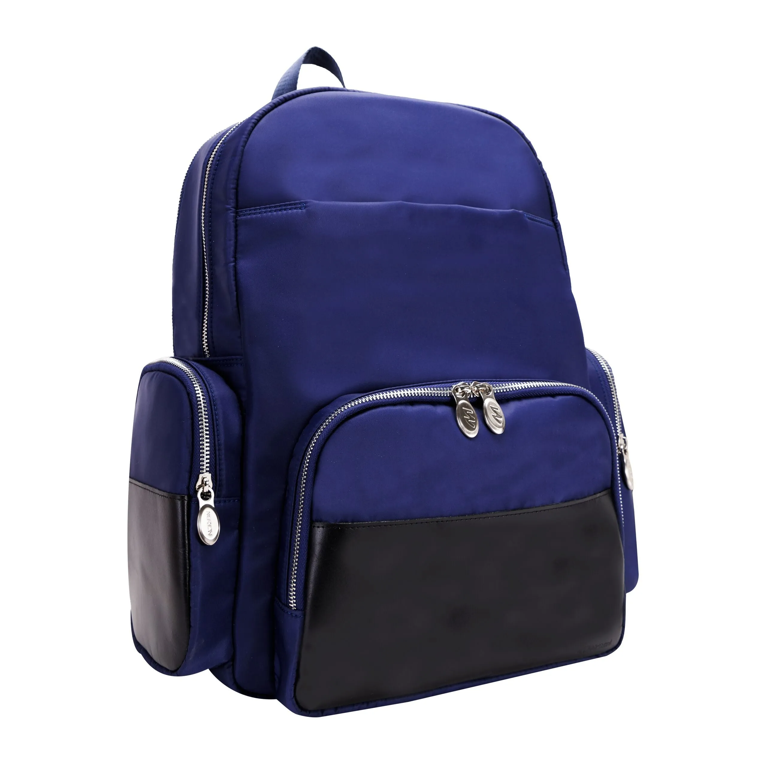 McKlein USA Cumberland 17" Nylon Dual Compartment Laptop Backpack Assorted Colors